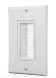 NNEDSZ Brush Wall Plate Wires Cable Access Strap Management Socket Mount Port HDMI