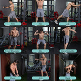 NNEDSZ 11 Pack Resistance Bands Stackable Exercise Bands Home Workouts Physical Therapy Gym Training