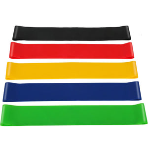NNEDSZ 5 Pcs Resistance Bands Exercise Bands Resistance Bands Set Workout Bands Leg Yoga Bands