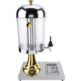 NNEDSZ 8L Commercial Restaurant Buffet Beverage Juice Beverage Dispenser Drink Container Gold