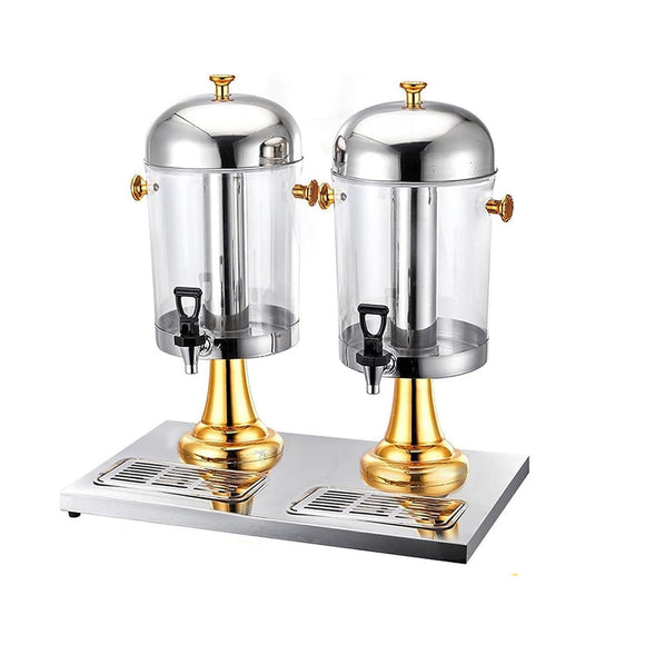 NNEDSZ 16L Commercial Restaurant Buffet Beverage Juice Beverage Dispenser Drink Container Gold