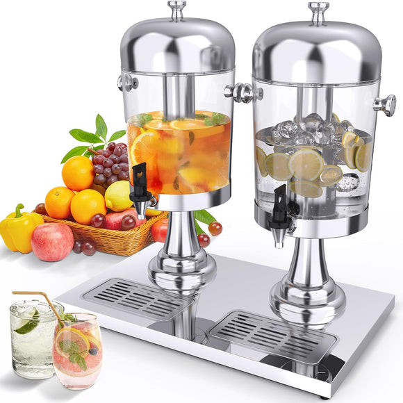 NNEDSZ 16L Commercial Restaurant Buffet Beverage Juice Beverage Dispenser Drink Container Gold