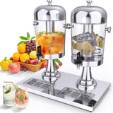 NNEDSZ 16L Commercial Restaurant Buffet Beverage Juice Beverage Dispenser Drink Container Gold