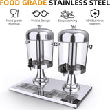 NNEDSZ 16L Commercial Restaurant Buffet Beverage Juice Beverage Dispenser Drink Container Gold