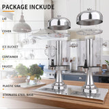 NNEDSZ 16L Commercial Restaurant Buffet Beverage Juice Beverage Dispenser Drink Container Gold