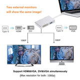 NNEDSZ 4in1 USB 3.1 Type-C Hub to HDMI Video Adapter 4K Male to Female Converter