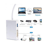 NNEDSZ 4in1 USB 3.1 Type-C Hub to HDMI Video Adapter 4K Male to Female Converter