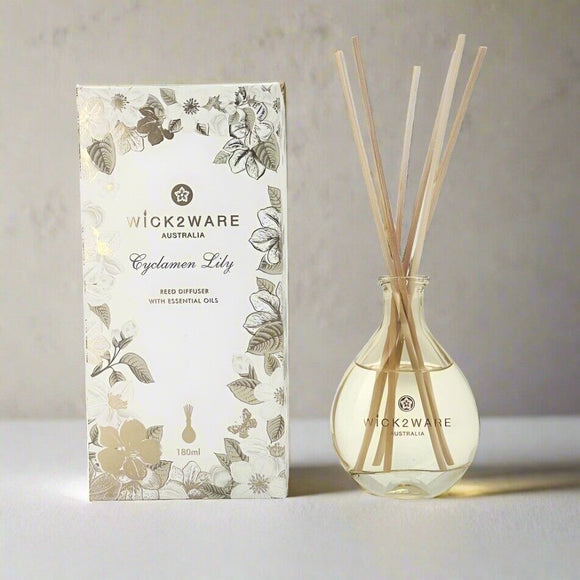 NNEDSZ 180ml Cyclamen Lily Reed Diffuser with Essential Oils