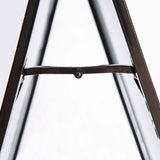 NNEDSZ Black Powder Coated Steel A-Board Sign 60X90cm