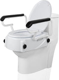 NNEDSZ Toilet Seat Riser with Flip Up Handles Raised Toilet Safety Seat for Elderly
