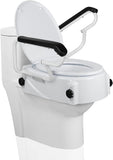 NNEDSZ Toilet Seat Riser with Flip Up Handles Raised Toilet Safety Seat for Elderly