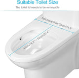 NNEDSZ Toilet Seat Riser with Flip Up Handles Raised Toilet Safety Seat for Elderly