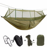 NNEDSZ Camping Hammock with Mosquito Net