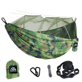 NNEDSZ TERRAN Camping Hammock with Mosquito Net - Camouflage