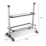 NNEDSZ Fishing Rod Rack Holder 24 Rods Storage