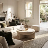 Interior Ave - Zelda Sculptural Stone Coffee Table - Sand Textured Finish