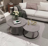 NNEDSZ Interior Ave - Premier Nested Coffee Table Set - Grey Stone