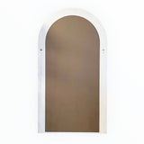 NNEDSZ Interior Ave -Sierra Arched Step Mirror - Beach White - Large Full Length Mirror