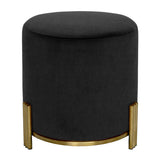 NNEDSZ Interior Ave - Apollo Velvet Ottoman - Black