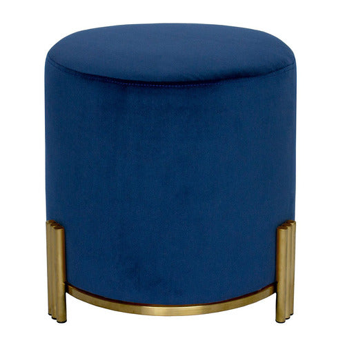 NNEDSZ Interior Ave - Apollo Velvet Ottoman - Blue
