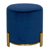 NNEDSZ Interior Ave - Apollo Velvet Ottoman - Blue
