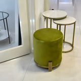 NNEDSZ Interior Ave - Apollo Velvet Ottoman - Green