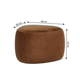 Interior Ave - Cove Pebble Ottoman - Cinnamon