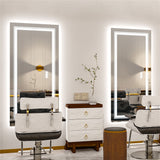 NNEDSZ Interior Ave - LED Rectangle Frameless Salon / Bathroom Wall Mirror - 120 x 80cm