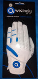 NNEDSZ Awezingly Power Touch Cabretta Leather Golf Glove for Men - White (L)