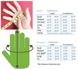 NNEDSZ Awezingly Power Touch Cabretta Leather Golf Glove for Men - White (XL)