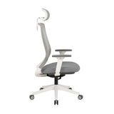 NNEDSZ Carlie High Back Molded Foam Seat Ergonomic Office Chair In Grey