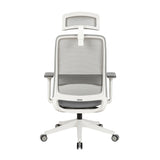 NNEDSZ Carlie High Back Molded Foam Seat Ergonomic Office Chair In Grey