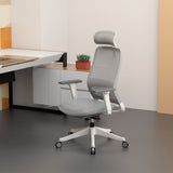 NNEDSZ Carlie High Back Molded Foam Seat Ergonomic Office Chair In Grey