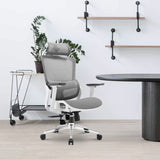 NNEDSZ Elena High Back Full Mesh Ergonomic Office Chair In Grey