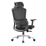 NNEDSZ Elena High Back Fabric Seat Ergonomic Office Chair In Black
