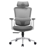 NNEDSZ Elena High Back Fabric Seat Ergonomic Office Chair In Grey