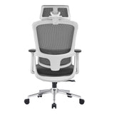 NNEDSZ Elena High Back Fabric Seat Ergonomic Office Chair In Grey