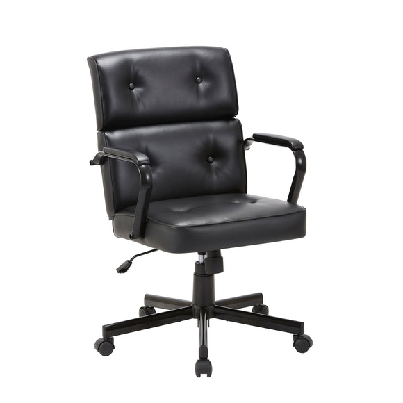 NNEDSZ Beverly Home Office Chair In Black PU