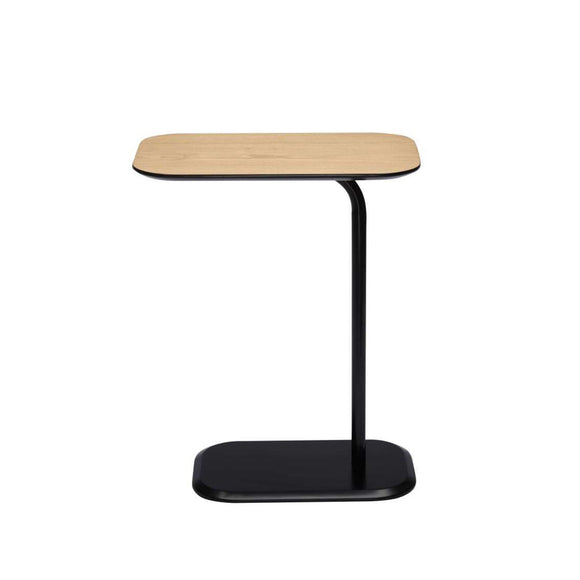 NNEDSZ DEANNA Side Table in Black and Light Oak