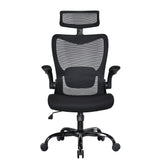 NNEDSZ MONA Ergonomic High Back Flipped Armrest Task Chair In Black