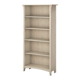 NNEDSZ Salinas 5 Shelf Bookcase White