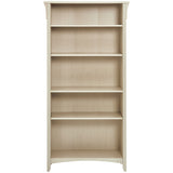 NNEDSZ Salinas 5 Shelf Bookcase White