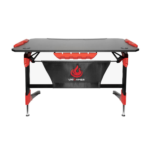 NNEDSZ Unigamer RGB Gaming Desk in Red
