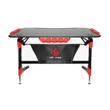 NNEDSZ Unigamer RGB Gaming Desk in Red