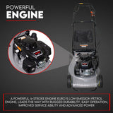 NNEDSZ LAWN MOWER SELF PROPELLED 21" WITH A 5.5HP HONDA ENGINE ALLOY BODY MULCHING