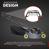 NNEDSZ LAWN MOWER SELF PROPELLED 21" WITH A 5.5HP HONDA ENGINE ALLOY BODY MULCHING