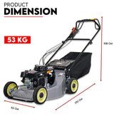 NNEDSZ LAWN MOWER SELF PROPELLED 21" WITH A 5.5HP HONDA ENGINE ALLOY BODY MULCHING