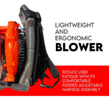 NNEDSZ Petrol Leaf Blower 2 Stroke 42.7cc Backpack Commercial 540km/H