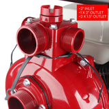 NNEDSZ Fire Fighting Petrol Water Pump GP200 TWIN IMPELLER WITH A HONDA ENGINE