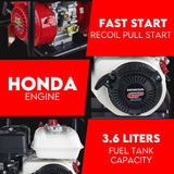 NNEDSZ Fire Fighting Petrol Water Pump GP200 TWIN IMPELLER WITH A HONDA ENGINE